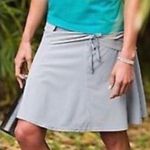 Athleta Skort Skirt Sz 12 Gray Werever Tennis Golf Pickle ball Stretch Photo 1