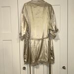 Birdy Grey Claudine Lace Robe Shiny Satin Neutral Champagne Size XL/XXL Photo 5