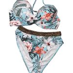 SheIn 160. Tropical Print Bikini – Size Large, Two-Piece Swimsuit Photo 2