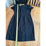 Liz Claiborne Little Black Dress Office Wear Vintage Short Sleeve Square Neck Photo 9