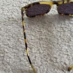 spy Optic Yonkers bronze print flat top design anti reflective sunglasses Gold Photo 5