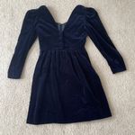 Laura Ashley  Dress Velvet Button Back Cottage Core - Vintage 12 Photo 2