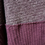 We The Free Free People- Long Sleeve Waffle Knit Flowy Over sized Plum Shirt - XS Photo 3