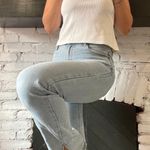 LIONESS High Wasted Denim Boot Cut Jeans Photo 0