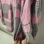 cj banks  Top Womens 2X Plus Size Pink Polka Dot Pop Over Pockets Tunic Patchwork Photo 5