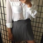 Boutique Circle Mini Skirt Gray Size XS Photo 1