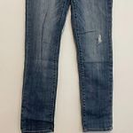 Kut From The Kloth  KFTK Boyfriend Jeans Dark Wash Distressed Ripped Rip 6 Photo 3