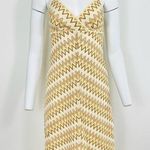 Ann Taylor  YELLOW CHEVRON DRESS Photo 0