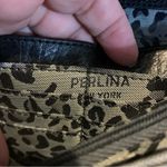 Perlina  BLACK PEBBLED LEATHER SHOULDER/OPTIONAL CLUTCH BAG Photo 9