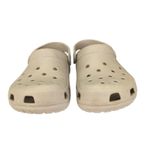Crocs Classic Clog Women's Size 5 Beige Sand Casual Comfort Slip On Shoes Army Photo 2