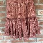 Buddy Love Ray Elastic Waist Ruffle Flowy Dress Women’s XS Red Photo 10