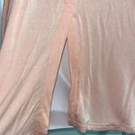 Gymshark Heather Peach Floral Embroidery Athletic Razorback Tank Top- Medium Photo 6