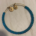 ALEX AND ANI  Aqua Luminary Beaded Bangle Photo 0