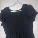 Blu Pepper  Black Tiered Midi Dress Photo 4