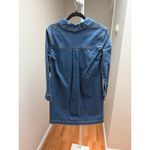 Veronica Beard NEW NWT  Denim Shift Dress Womens XS Blue Long Sleeve Mini Photo 5