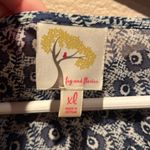 Fig and Flower Women’s Bohemian Tunic Shirt Size XL Blue Photo 2