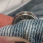 Levi's 505 VINTAGE WOMENS 36/30 Distressed Light Blue Denim Shorts Photo 11