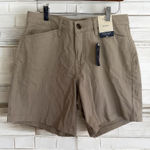 st. john's bay St.‎ John's Bay Beige Secretly Slender Midrise 7inch Inseam Shorts NWT Size 6 Photo 0
