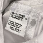 Blue Savvy White Stretch Denim High Waisted Skinny Jeans Juniors 5 or 27 Waist Photo 6