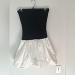 Camila Coelho NWT Camila Coehlo Black and White Strapless Mini Bubble Skirt Dress Size XS Photo 1