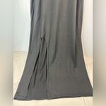 Absolutely It 2X High Neck Sleeveless Black Maxi Dress Loungewear Photo 3