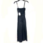 Zimmermann Golden Belted Linen Jumpsuit Black Size US 4 NWT 5036USS245 Photo 2