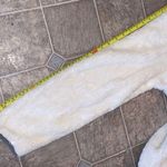 Reebok NEW! Cream Fleece Fuzzy Zip Jacket w/ Hood Photo 9