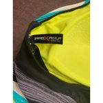 ZeroXposur  Yellow Blue Black Striped Racer Back Tankini Top‎ Size 12 Photo 5