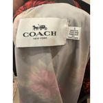 Coach Floral Windbreaker Hoodie Jacket Size Small Photo 2