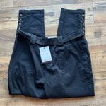 Who What Wear Womens Black Tapered Ankle Natural Waist Pants Sz 12 NWT Photo 8