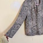 Babaton  Aritzia Akira Blouse‎ Size Small Snake Print 71882 Photo 5