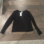 Evereve NWT Peyton Jensen Coco Fitted Long Sleeve Top Sz L Photo 4