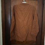 J. Jill Burnt Orange Linen Blazer Size M Size M Photo 4