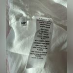 frame denim FRAME White Adjustable Lounge Tank, Size Small Photo 2