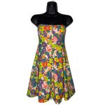 Cooperative Garden Fairy Floral Babydoll Flowy‎ Strapless Mini Dress Sweetheart Neckline Photo 1