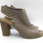 Gap suede braided peep toe sandals Size 7 Photo 1