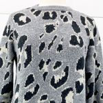 Lovers + Friends Speak Up Sweater Dress Womens Medium Leopard Mobwife Whimsy Photo 4