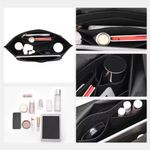 Longchamp  Small Le Pliage Pouch Purse Felt Handbag Bag Insert Organizer Photo 4