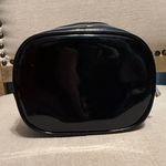 Tory Burch  Small Black Patent Leather Cosmetic Bag Photo 2