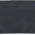 Cute Black Fix My Face Canvas Zip Top Makeup Pouch Photo 1