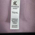 Kyodan Golf Lavender Purple Long Sleeve 1/4 Zip Stretchy Mini Golf Dress Size XL Photo 4