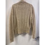 Susan Bristol ‎ Vintage Wool Cable Knit Cardigan Sweater Gold Buttons Medium Photo 5