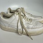 Nike  all white court vision sneakers‎ size 9 Photo 0