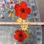 Highline Collective Denim Floral Embroidered Mini Skirt Photo 6