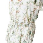 Gal Meets Glam  Dress Women’s Size 2 Floral Ruffle Cross-Back Romantic Garden Photo 8
