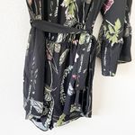 City Chic Black Floral Lily Pad Romper Photo 4
