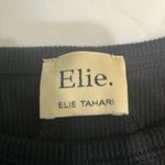 Elie Tahari  black ribbed tee shirt Photo 4