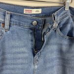 Levi's Signature Levi Strauss Heritage Boyfriend Jeans Blue Denim Cuff 14 W32 Distress Photo 4