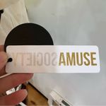 Amuse Society  A4116CLE Le Surf Tee White Black Graphic 100% Cotton NWT Large Photo 5