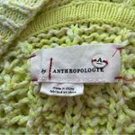 Anthropologie  Serenity Open Cardigan Knit Sweater Lime Yellow Green XS/S Photo 6